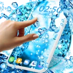 water drops live wallpaper android application logo